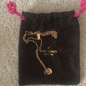 Kate Spade “S” initial necklace